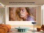 4K Smart Projector with Android TV and JBL Sound