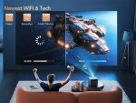 TOPTRO 4K Smart Projector with Android TV & WiFi
