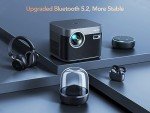TOPTRO 4K Smart Projector with Android TV & WiFi
