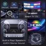 4K Smart Outdoor Projector with Dolby Audio