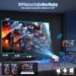FECLYDET Mini Portable Projector with Wifi & BT5.4