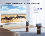 WiMiUS Mini Projector: 4K 15000 Lumen Portable