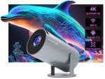 Portable 4K Mini Projector with WiFi and Android