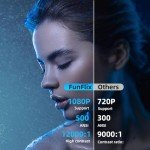 Mini Portable 1080P Projector with WiFi & Bluetooth