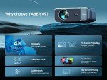 YABER V9 Smart 1080P Portable Projector