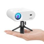 VISSPL Portable Mini Projector for Fun Viewing