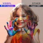 VISSPL Portable Mini Projector for Fun Viewing