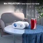 VISSPL Portable Mini Projector for Fun Viewing
