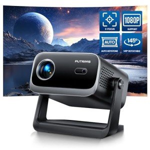Portable 1080P Bluetooth WiFi Projector for Home Theater
