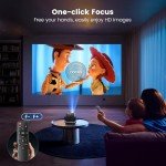 Portable 1080P Bluetooth WiFi Projector for Home Theater