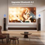 4K Smart Projector with Netflix and WiFi 6