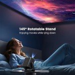 Portable 1080P Bluetooth WiFi Projector for Home Theater
