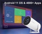Portable 4K Mini Projector with WiFi and Bluetooth