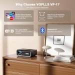 4K Smart Projector with Netflix and WiFi 6
