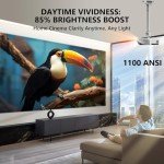 4K Smart Projector with Android Apps & Netflix