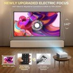 YUZINO 15000L Mini Projector with WiFi & Bluetooth