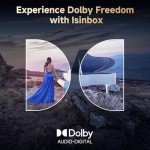 iSinbox Smart Projector with WiFi6 and Dolby Audio