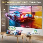 YUZINO 15000L Mini Projector with WiFi & Bluetooth