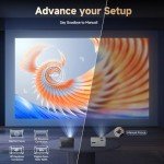 iSinbox Smart Projector with WiFi6 and Dolby Audio
