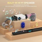 YUZINO 15000L Mini Projector with WiFi & Bluetooth
