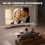 Smart 4K Auto Focus Projector with WiFi & Bluetooth