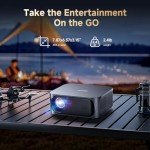 iSinbox Smart Projector with WiFi6 and Dolby Audio