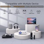 WiFi & Bluetooth 1080P Projector with Zoom