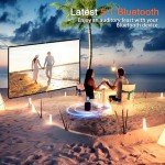 Compact 1080P WiFi Bluetooth Outdoor Projector