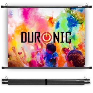 Duronic 70" 4:3 Projector Screen for Home Entertainment