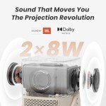 JBL Sound Portable 1080P Projector with WiFi