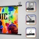Duronic 70" 4:3 Projector Screen for Home Entertainment