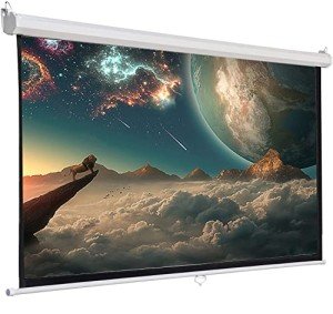 100-Inch Portable Projection Screen for Home & Outdoor