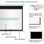 100-Inch Portable Projection Screen for Home & Outdoor