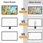 120” Portable HD Projector Screen for Movies