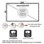 120-Inch Portable HD Projector Screen - 16:9
