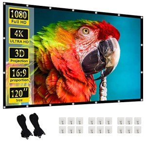 120-Inch Portable Dual-Sided HD Projection Screen
