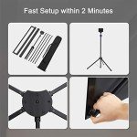 100-Inch Portable Projector Screen with Tripod Support