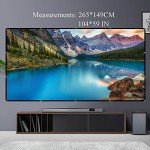 120-Inch Portable Dual-Sided HD Projection Screen