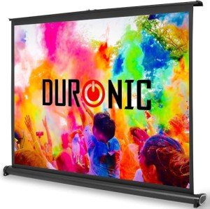 Duronic 50” Projector Screen for Home & Office