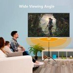 100-Inch Portable Projector Screen with Tripod Support