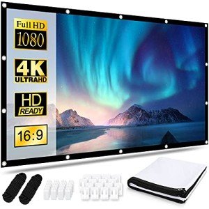 Osoeri 100-Inch HD Foldable Projection Screen