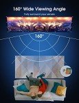 Osoeri 100-Inch HD Foldable Projection Screen