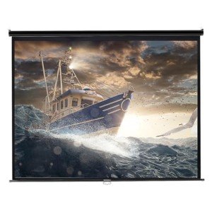 84" HD Motorized Wall or Ceiling Projector Screen