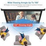 84" HD Motorized Wall or Ceiling Projector Screen