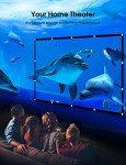 Osoeri 100-Inch HD Foldable Projection Screen