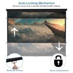 84" HD Motorized Wall or Ceiling Projector Screen