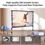 100" Portable Projector Screen with Stand