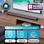 MAJORITY Everest Wireless 3D Dolby Soundbar System