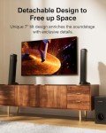 ULTIMEA 4.1ch Detachable Bluetooth Sound Bar with Subwoofer