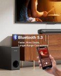 ULTIMEA 4.1ch Detachable Bluetooth Sound Bar with Subwoofer
